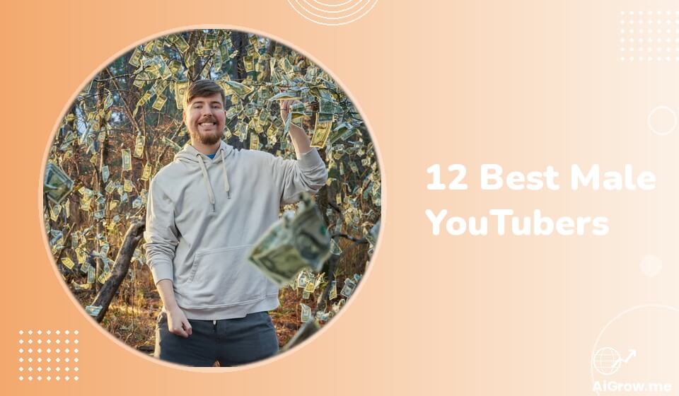 mr beast as the cover of best male YouTube creators article