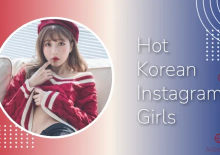 Korean woman in a red beret and off-shoulder red cable-knit sweater