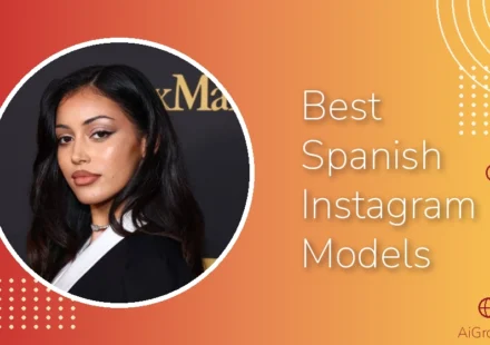 Feature image for 'Best Spanish Instagram Models' with Cindy Kimberly with long dark hair posing at a Max Mara event