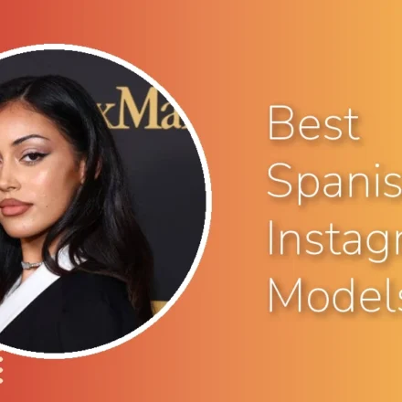 Feature image for 'Best Spanish Instagram Models' with Cindy Kimberly with long dark hair posing at a Max Mara event