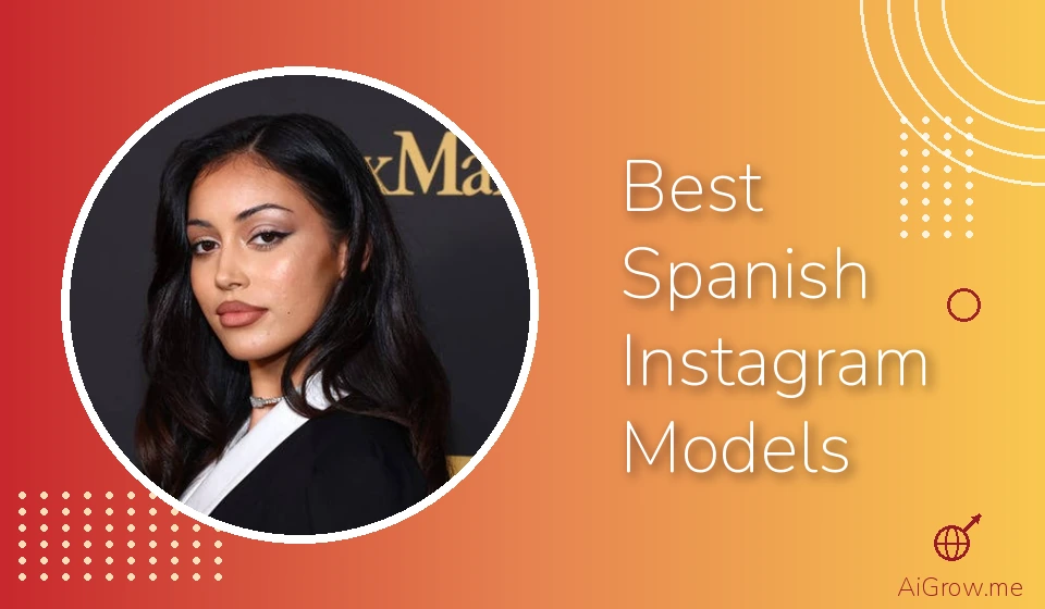 Feature image for 'Best Spanish Instagram Models' with Cindy Kimberly with long dark hair posing at a Max Mara event