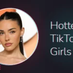 Hottest TikTok girls — glamorous Maddison Beer with dark hair pulled back, diamond earrings and elegant makeup
