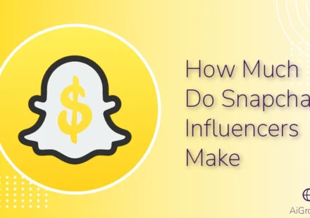 Feature image for 'How Much Do Snapchat Influencers Make' with the Snapchat ghost holding a large dollar sign, on a bright yellow background.