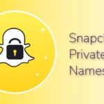 Feature image for 'Snapchat Private Story Names' with the Snapchat ghost holding a padlock, symbolizing a private story.