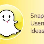Feature image for 'Snapchat Username Ideas' with the Snapchat ghost mascot on a bright yellow background.