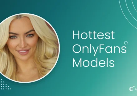 Hottest OnlyFans models 2026 — featured image with blonde model portrait on teal gradient background, models.AiGrow.me