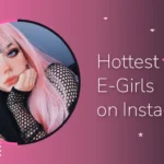 Alt e-girl with half-black half-pink hair and heavy alternative makeup posing for a selfie.